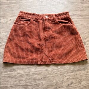Mini Skirt in Rust